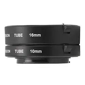 Universal Macro Adapter Ring, 10mm + 16mm Auto Focus Macro Adapter Ring, Extension Tube Professional Replacement Adapter Ring for A9 A7 A7II A7III A7RIII A7RII A7S A7R