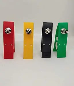 Biometric Cables Clamp Electrode Pediatric (Set Of 4Nos) Multi color