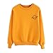 Produktbild ABsoar Sweatshirt Frauen Pullover Langarm Sweatshirt Plus Größe Bluse Shirt Oberteile Jumper Streewear Blusen