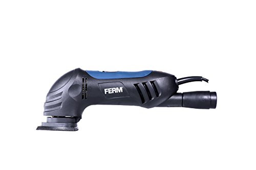 FERM DSM1009 Deltaschleifmaschine 280W – Mit 6-teiligen Schleifpapierset (P80) und Staubabsaugungsadapter - 3