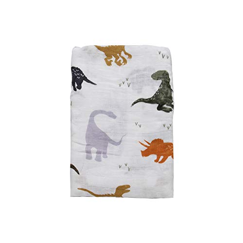 Preisvergleich Produktbild YaptheS Baby-Badetuch Bambusfaser Verbandsmull Waschlappen Doppel weiche atmungsaktive Wasseraufnahme Handtuch Decke für Neugeborene Baby-Dinosaurier-Art