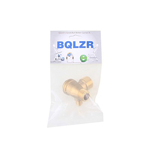 BQLZR 3-Wege Messing Mann Ventil Verbinder Werkzeug f¨¹r Luft Kompressor 0.39″“ 0.65″“ 0.83″“ - 6