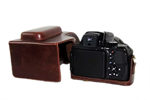 thematys   tui portefeuille en similicuir pour appareil photo de protection zennessstar   tui pour appareil photo num  rique Nikon Coolpix P900  Nikon Coolpix p900s