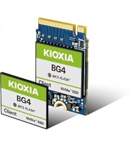 KIOXIA Internal SSD, 512GB PCIe Gen 3 x 4 NVMe Solid State Drive
