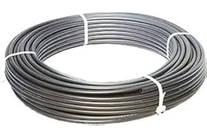 GARDIFLEX Premium Black LDPE Automatic Water Pipe 13mm / 16mm - Garden Irrigation Hose | 15m PVC Hosepipes for Garden Watering - Made in EU 4 Bar | Heavy Duty Water Hose