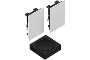Sonos Amp Set | mit 1 Paar In-Wall Speaker by Sonance - (passiv, kabelgebunden, Sonos Trueplay Tuning)