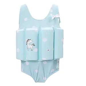 Lemandii One-Piece Children Buoyancy Swimsuit Swim Vest Detachable Float Swimwear, Perfect for Kids or Baby Learn to Swimming