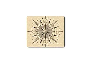 Yellow Alley? Mouse Pad|Direction Compass Mouse pad|Designer Anti Skid Mouse Pads for Desktop and Laptop Computers|Anti-Slippery Rubber Base Mouse Pad for Office, Institutes Girls Boys(9