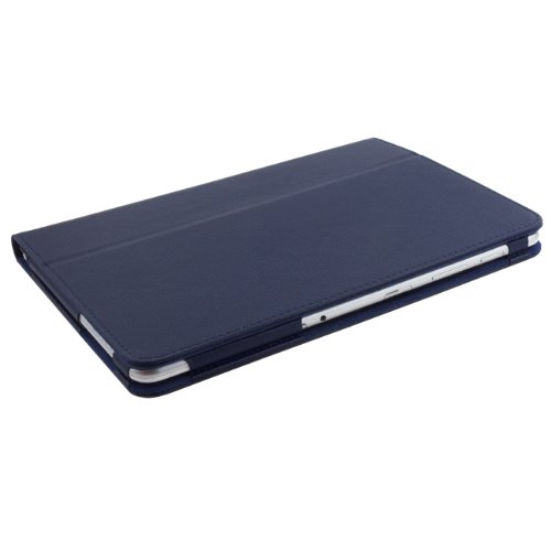 Design NOTE 10.1 Standtasche für SAMSUNG GALAXY NOTE 10.1 N8000 N8010 N8020 Hülle Schutz Etui Tasche Cover Case Tab 2 (Dunkelblau) - 2