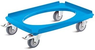 Castor blue 2 Wheels with brake