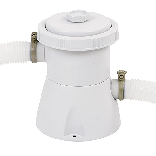 Pool Rechteck über dem boden mit struktur 290x200h99cm + leiter pumpe 17537EU - 2