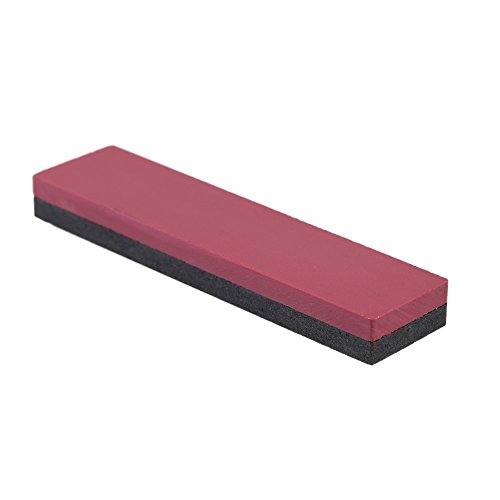 Anself 800/3000 Grit Double Side Kombination Whetstone Alumdum Meßerschleifstein Schleifstein für Meßer 100 * 25 * 10mm - 2