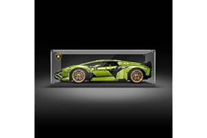 Tirff Vetrina acrilica compatibile con Lego 42115 Lamborghini Sián FKP 37, vetrina antipolvere per 42115 (senza modello) (tipo A)