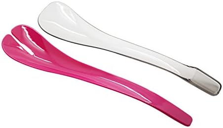 Silicone Gold sg3140 Set Service and Salad Tongs, Pink, 31 x 6 x 6 cm, Pack of 2