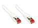Produktbild Good Connections Cat. 6 Ethernet LAN Patchkabel mit Rastnasenschutz RNS, S/FTP, PiMF, PVC, 250Mhz, Gigabit-fähig (10/100/1000-Base-T Ethernet Netzwerke), für Patchfelder, Patchpanels, Switch, Router, Modems, weiß, 1m