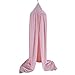 Produktbild Children Bed Canopy, Cotton Mosquito Net Kids Indoor Outdoor Princess Play Tents, Insect Net Lamellentür Schutz, bed Bedroom Decoration for Baby (Pink/Grey)