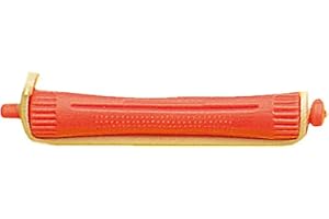 Fripac-Medis FPS4K - Bigodini per permanente, corti, confezione da 12 pezzi, diametro 10 mm, colore: Rosso