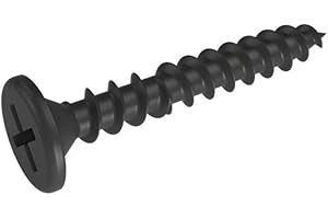 LIAKAI Placoplatre Lot de 250 Vis de fixations Habito 25 mm pour plaque de plâtre Placo Habito Noir