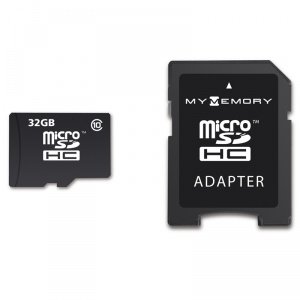 MyMemory 32GB Micro SDHC Card + SD Adapter Class 10 - 40MB/s