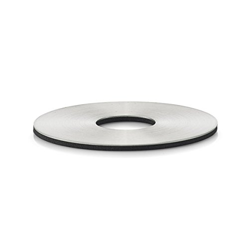 Zeller 27234 Glas-Untersetzer-Set, 7-teilig, Edelstahl 10 x 10 x 10 cm - 2