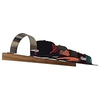 Set: 6 x Edelstahl Caphalter mit Esche Massivholzleiste