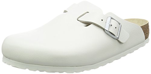 Preisvergleich Produktbild BIRKENSTOCK Unisex Erwachsene Clogs, Weiß - Weiß - Größe: 37 EU