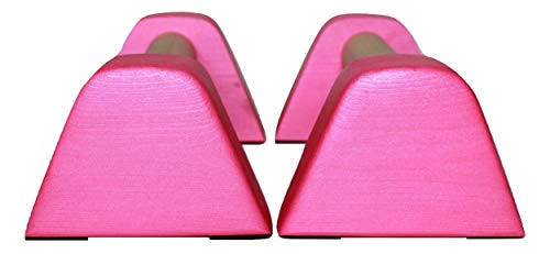 RAMASS Fitness Parallele Calisthenics, Push Up Bar, Mini Parallettes in Legno (Rosa)