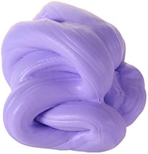 Fluffy Floam Slime Stress Relief Scented Sludge Toy Super Soft and Non-sticky for Kids &amp; Adults(Purple)