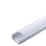 canaleta de aluminio para tira led  Ecolicht SU-A1707 - Perfil LED, aluminio/PC