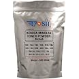 KOSH Toner Powder for use in Konica Minolta Bizhub TN 114, TN 115, TN 116, TN 118, 162,163,152,164,195,215,226,363 refilling (500 Gram) Black Ink Toner Powder