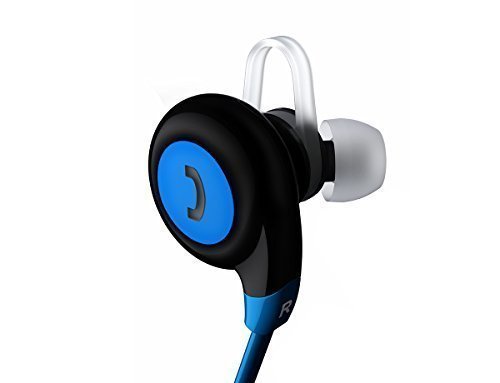 Zaxsound cuffie Bluetooth® 4.1 Low Power Light weight microfono integrato wireless Bluetooth auricolari cuffie auricolari per Apple Watch iPhone 6, 6 Plus, 5 5 C 5S 4S, iPad Air, Samsung Galaxy S6, S5, S4, S3, Note 4 3, HTC M9 M8 M7, LG Flex 2 G3 G2, e altri Bluetooth iOS Android, telefoni cellulari