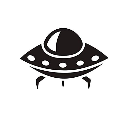 Preisvergleich Produktbild Wandaufkleber Alien Wissenschaft Ufo Raum Kinderzimmer Abnehmbare Vinyl Wandbild Applique Spaß Wandkunst Dekoration 83 * 58 Cm