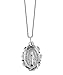 Sterling Silver Miraculous Medal with silver chain - perfect gift for the Christening or birth of a baby girl. Presented in a velvet lined case