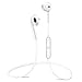 Produktbild Bluetooth Kopfhörer Wireless Sport KopfhörerIn Ear Kopfhörer Geräuschunterdrückung Bluetooth 4.2 Hoch Qualität mit Freisprechen für Alle Smartphones - weiß