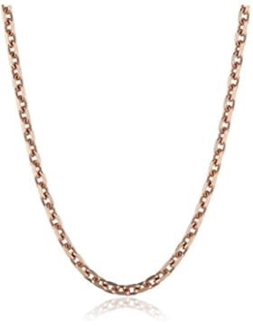 Engelsrufer Damen-Ankerkette 4fach diamantiert rosé plated Stärke 2,35mm 925 Silber teilvergoldet 70 cm - ERNA...