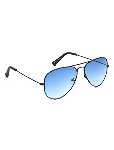 IDEE Gradient Aviator Unisex Sunglasses - (IDS2301C6SG|58|Light Blue Gradient Color)
