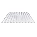 Produktbild Sparpaket Wellplatten + Befestigung | Lichtplatte | Profil 76/18 | Material Polycarbonat | Breite 6,44 m | Länge 5,00 m | Stärke 0,90 mm | Farbe Glasklar