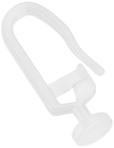 "Dekohaken24" - 200 Stck. Faltengleiter m. 7mm Kopf für Gardinenschienen verschließbar Gardinenhaken