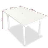 Esta mesa de jardín resistente a la intemperie será una excelente opción para comer al aire libre en el jardín, en el patio o en el camping.