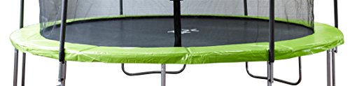 Izzy Sport© gepolsterte Federabdeckung Ø 305 cm Trampolin, 2 cm Stärke, Premium, Randabdeckung, Randpolsterung, Randschutz, Abdeckung, Reißfest, 100% UV-beständig, Farbe: gras grün