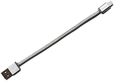 PlusUs Charger Cable USB-A Lightning | Certified From Apple 0,25m Moonlight Silver