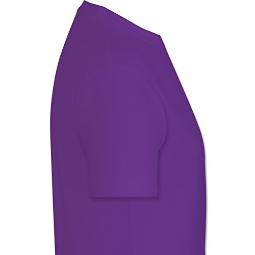 Statement Shirts - I Love You - Herren Premium T-Shirt Lila