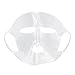Pixnor Transparent Silicone Reuseable Waterproof Beauty Face Hydrating Mask Cover