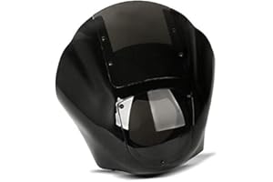 CRAFTRIDE Carenage Bulle Q1 pour Harley Dyna Street Bob/Low Rider/S fumé