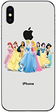 NEW DISNEY PRINCESSES TRANSPARENT CLEAR TPU SOFT CASE FOR APPLE IPHONE X - PRINCESSES