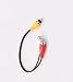 Produktbild Nightwolf RCA Stecker auf 2 Cinch Stecker Stecker Splitter Adapter Mono Wechsel Zum Dual Tone Audio Y Kabel