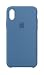 Produktbild Apple iPhone X Silikon Hülle, Denimblau