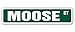 Produktbild Funny Sign Geschenk Elch Street Sign Hunter Animal Kanada Lodge Outdoor Metall Aluminium Schild, Dekoration