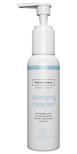 Gycolic Lactic AHA/BHA Clarifying Cleanser C2 for Combination and Oily Skin with Glycolic Acid, Lactic Acid, and Salicylic Acid. Fights Spots, Acne and Blemishes. (150ml Unfragranced)