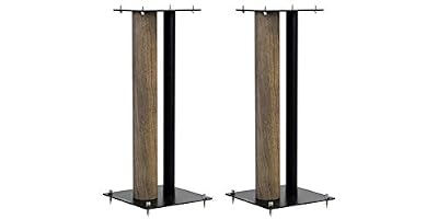 Norstone Stylum 3 Chêne Naturel Paire de Pieds d'Enceintes de 80cm